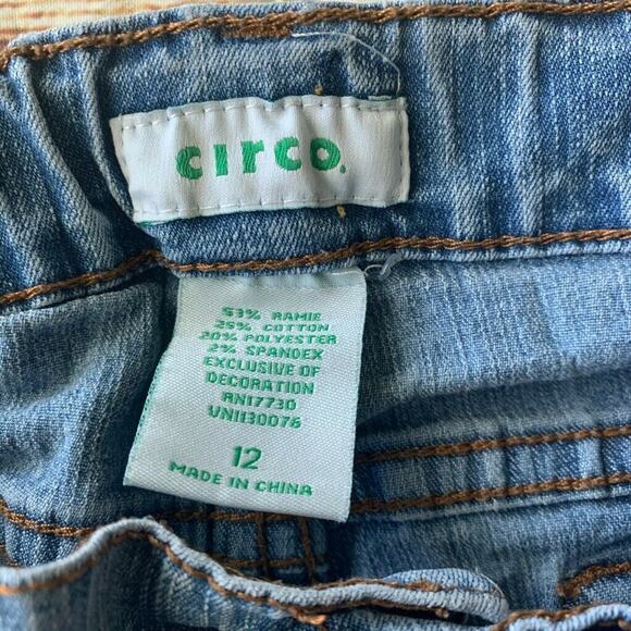 Circo Girls Boot Cut Jeans Faded Blue 12 - Picture 3 of 7